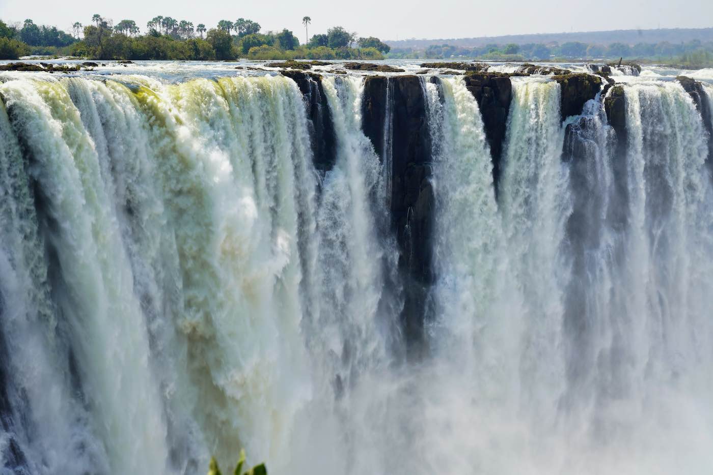 viktoriiny vodopády Zimbabwe